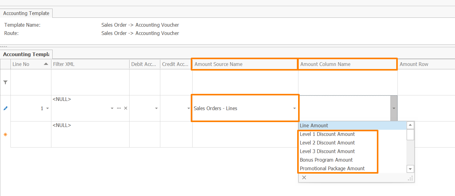 Posting Discount Amounts