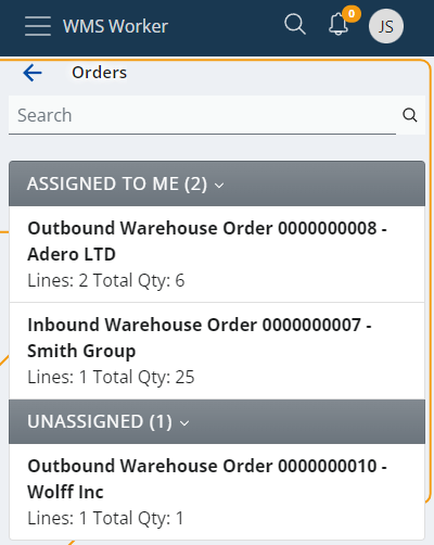 Orders