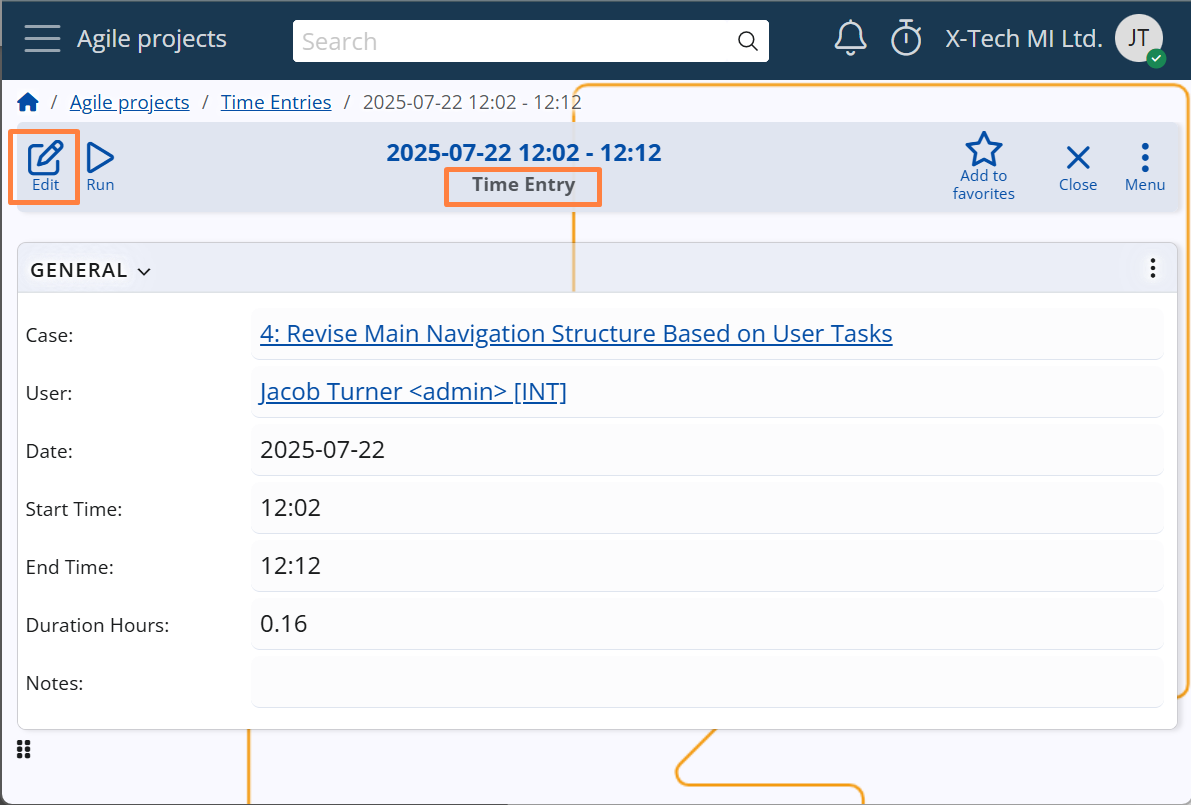 Time Entry Guidelines Example | ERP.net Tech Docs
