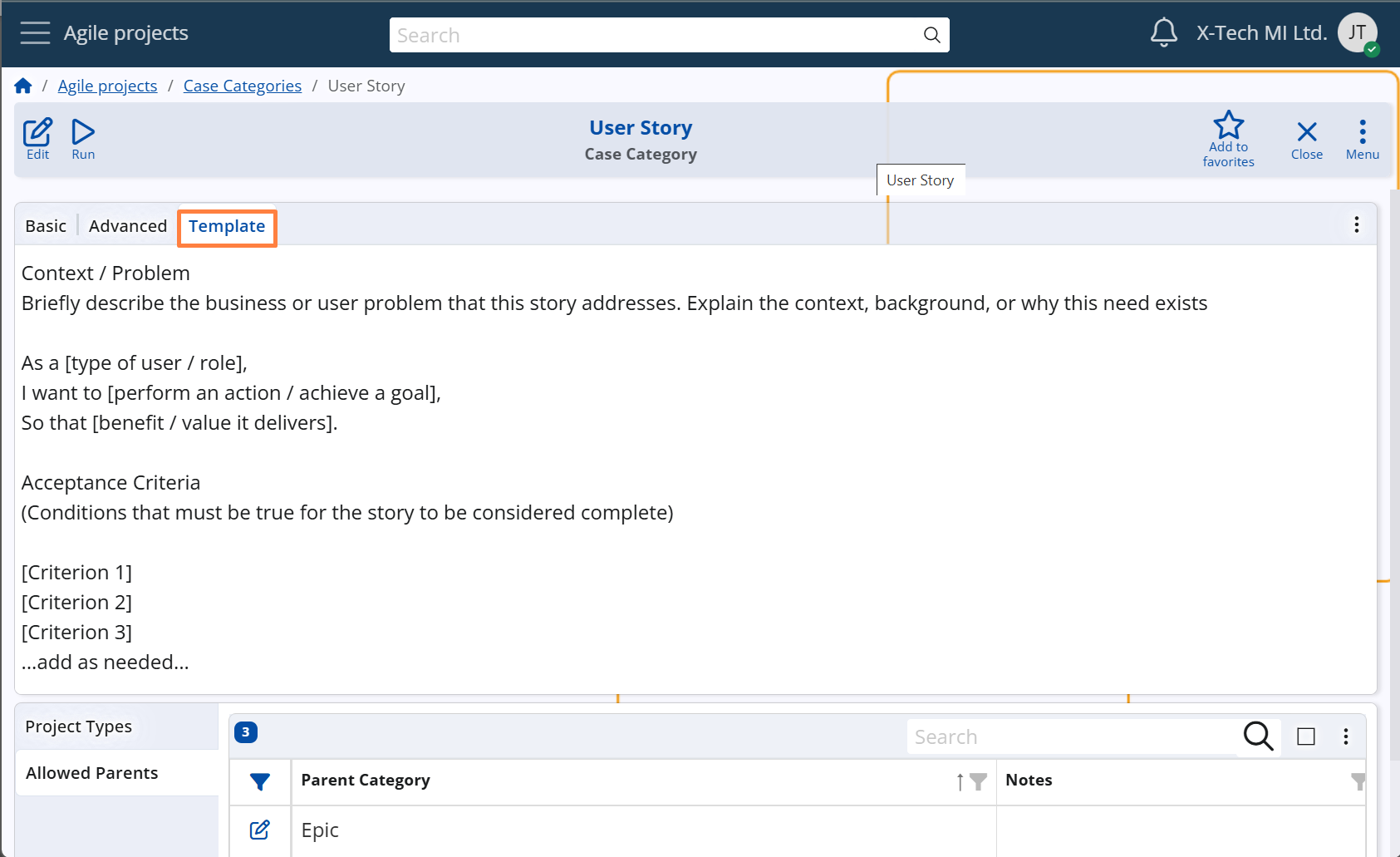 Description Template