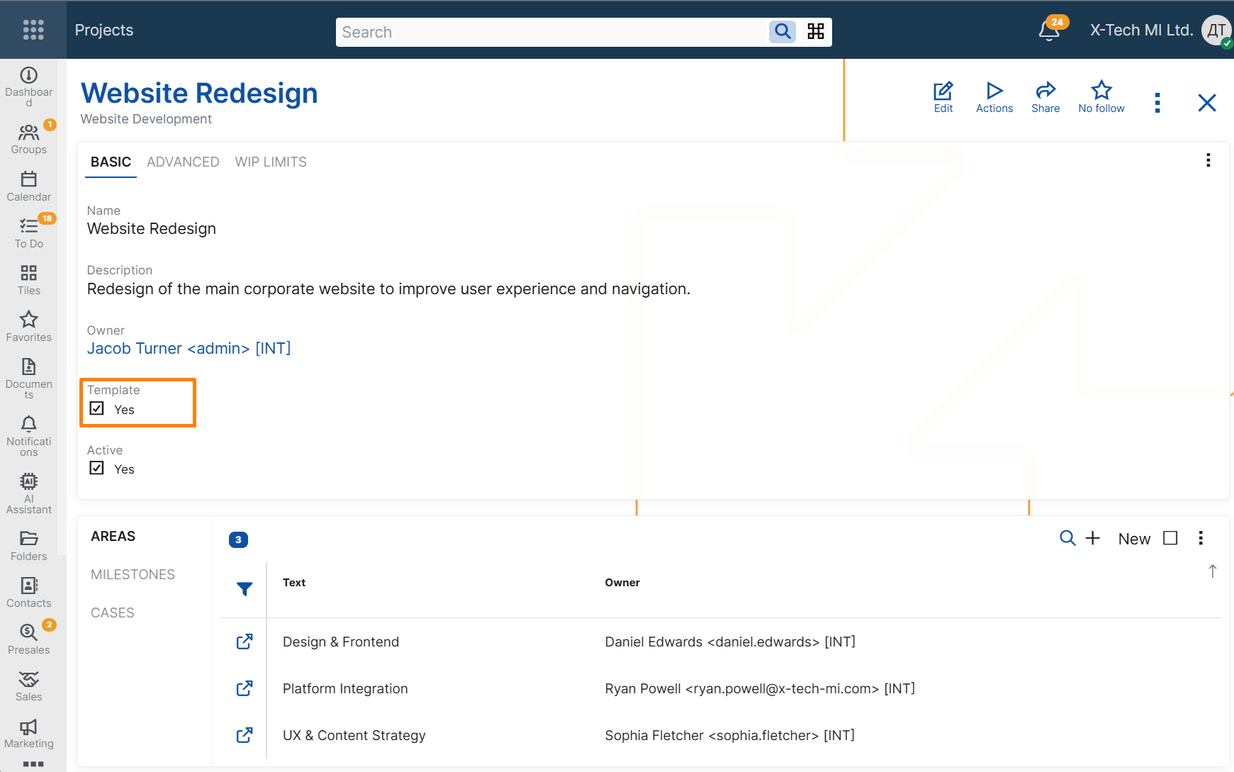 Project Template