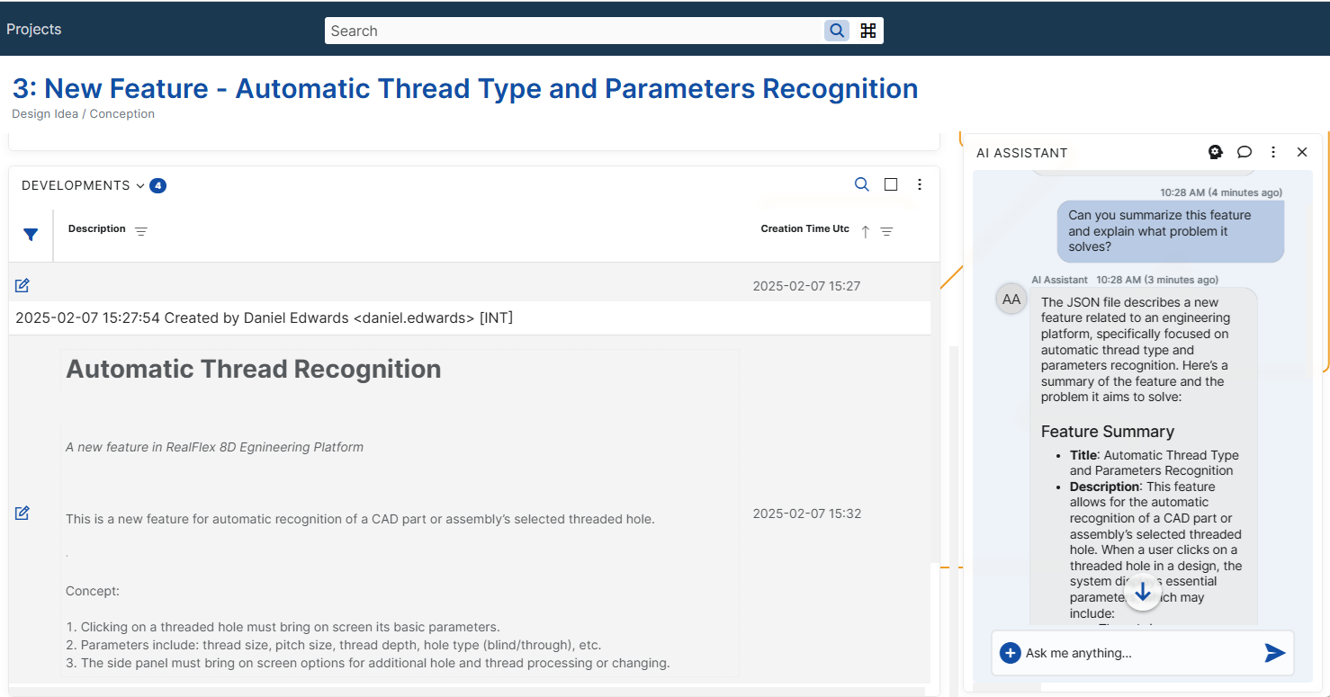 Assistant Side Panel
