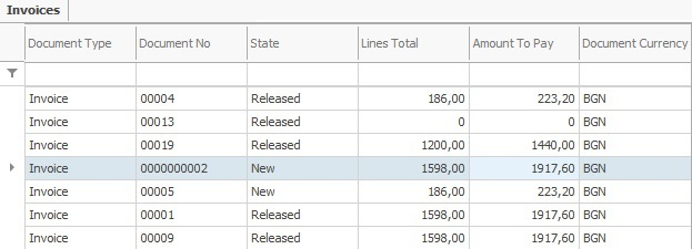 Expression fields | ERP.net Windows Client